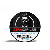 CERA CAPILAR MOLDEADORA CON MINOXIDIL 5%, BIOTINA, KERATINA Y PANTENOL / 110G