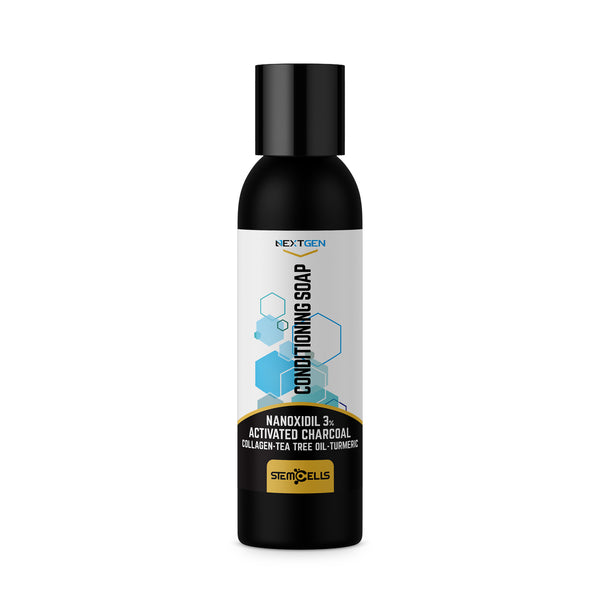 JABÓN ACONDICIONADOR NANOXIDIL 3%, BICARBONATO, CARBÓN ACTIVADO, CÉLULAS MADRE / 126ML