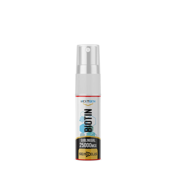 BIOTINA 25000MCG SUBLINGUAL STEM CELLS CÉLULAS MADRE COLÁGENO Y VITAMINAS