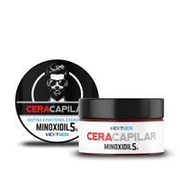 CERA CAPILAR MOLDEADORA CON MINOXIDIL 5%, BIOTINA, KERATINA Y PANTENOL / 110G