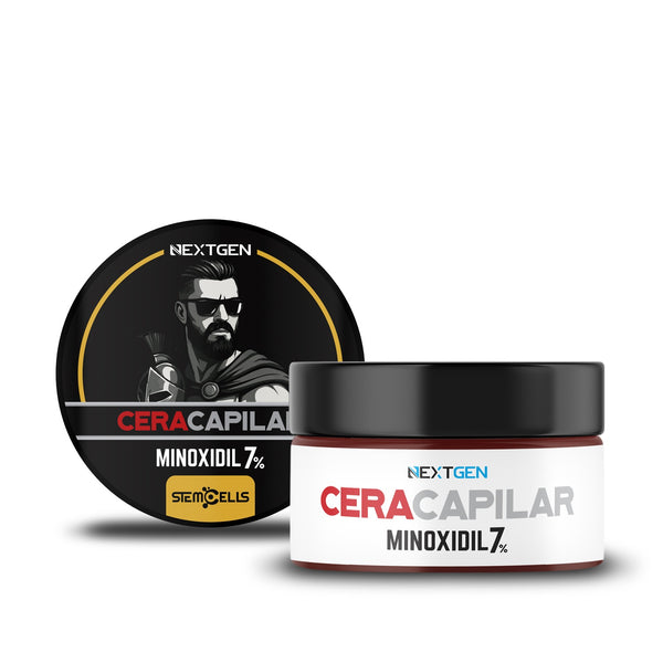 CERA CAPILAR MOLDEADORA MINOXIDIL 7% STEM CELLS CÉLULAS MADRE / 110G