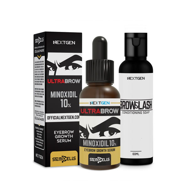 ULTRABROW MINOXIDIL 10% NEXTGEN SERUM CRECER Y POBLAR CEJAS STEM CELLS CÉLULAS MADRE / 30ML