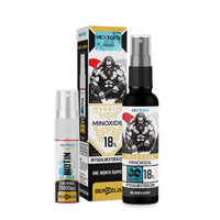 MINOXIDIL NEXTGEN WARRIOR 18% STEM CELLS CÉLULAS MADRE + BIOTINA SUBLINGUAL 25000MCG GRATIS